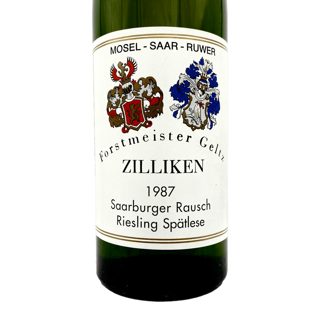 Forstmeister Geltz Zilliken 1987 Rausch Riesling Spätlese Goldkapsel Versteigerung 1,5l. Magnum